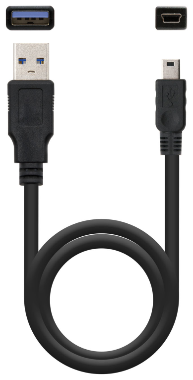 CARCASA HDD TOOQ TQE-2530B 2,5" 9,,5 MM SATA USB 3.0 NEGRA - detalle