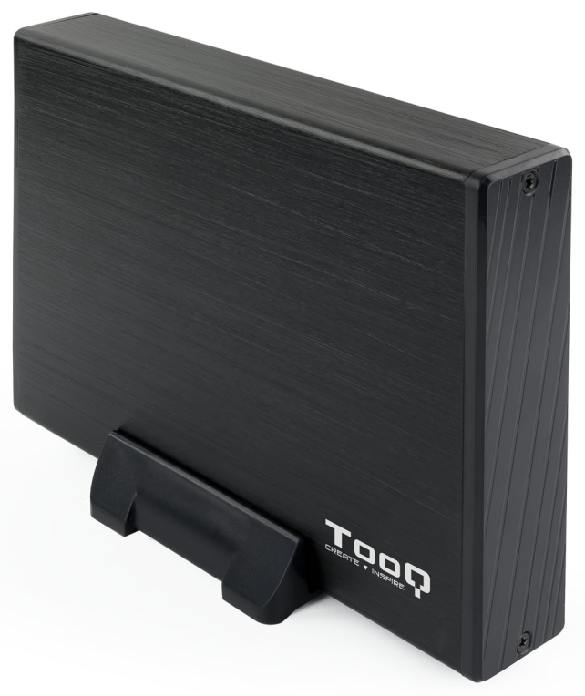 CARCASA HDD TOOQ TQE-3527B 3,5" SATA USB 3.0 NEGRA