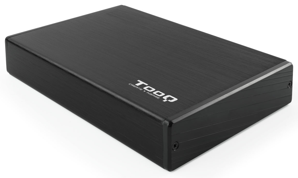 CARCASA HDD TOOQ TQE-3527B 3,5" SATA USB 3.0 NEGRA - detalle