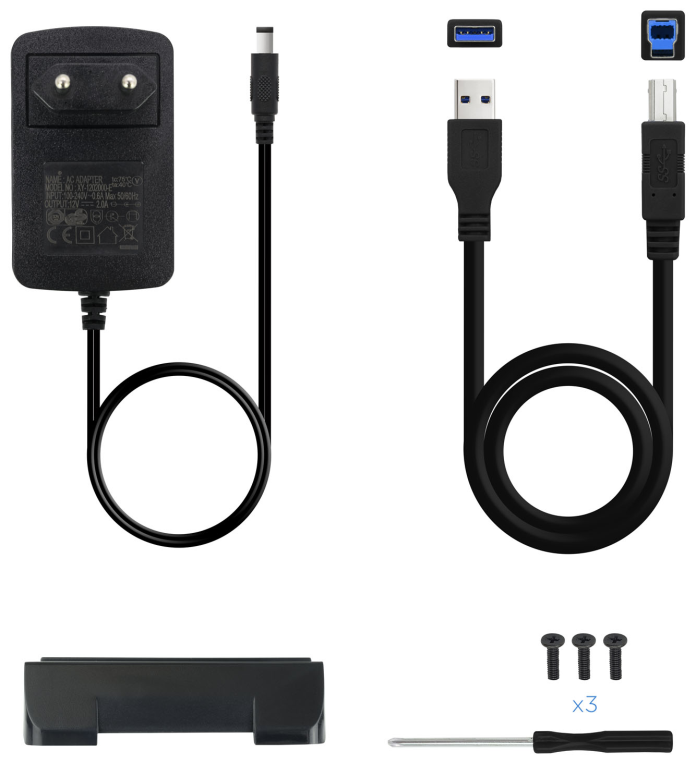 CARCASA HDD TOOQ TQE-3527B 3,5" SATA USB 3.0 NEGRA - detalle