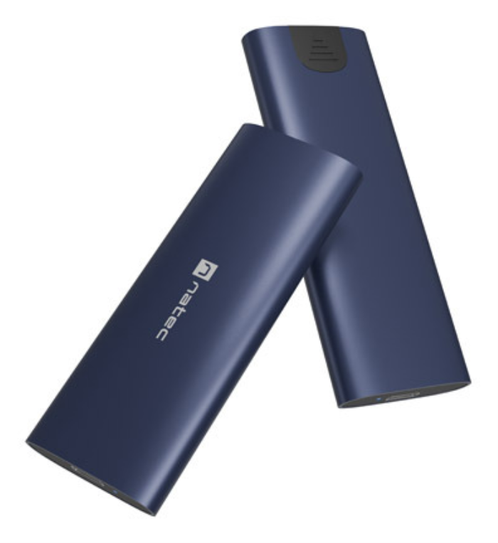 CARCASA SSD NATEC RHINO M.2 NVME LITE USB-C 3.2 GEN 2 ACERO NAVAL - detalle