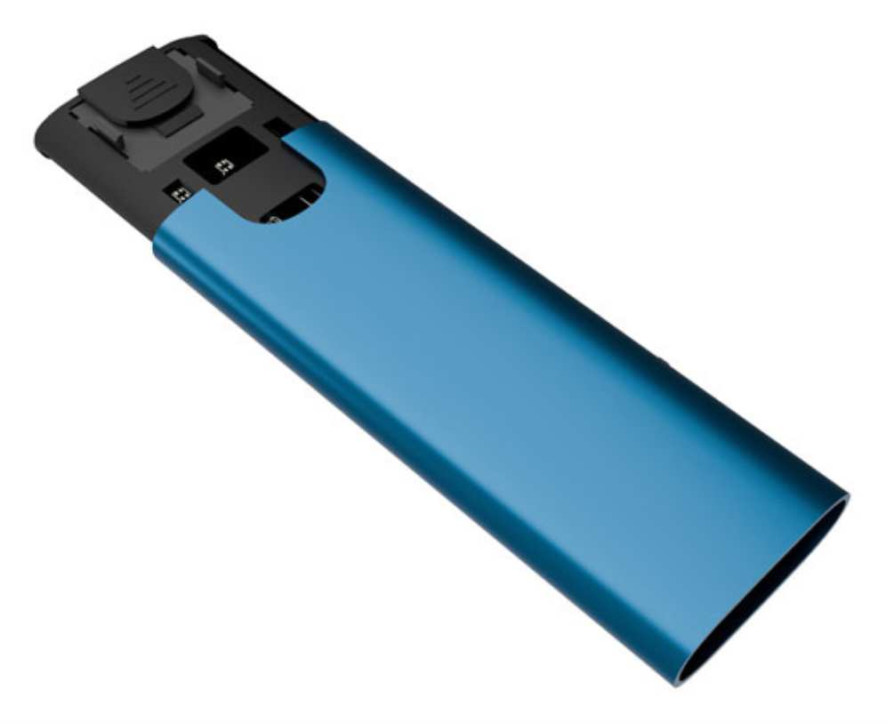 CARCASA SSD NATEC RHINO M.2 NVME LITE USB-C 3.2 GEN 2 AZUL HORIZONTE - detalle