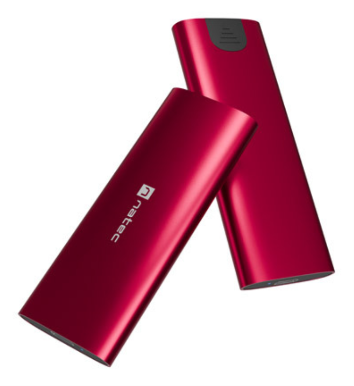 CARCASA SSD NATEC RHINO M.2 NVME LITE USB-C 3.2 GEN 2 ROJO RUBI - detalle