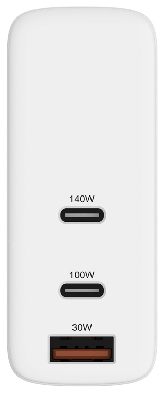 CARGADOR ADAPTADOR HYPER HYPERJUICE 140 W GAN CHARGER - GLOBAL - MULTI-PORT - detalle