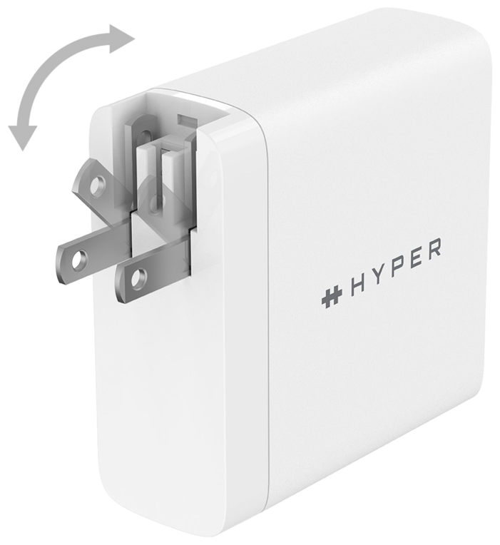 CARGADOR ADAPTADOR HYPER HYPERJUICE 140 W GAN CHARGER - GLOBAL - MULTI-PORT - detalle