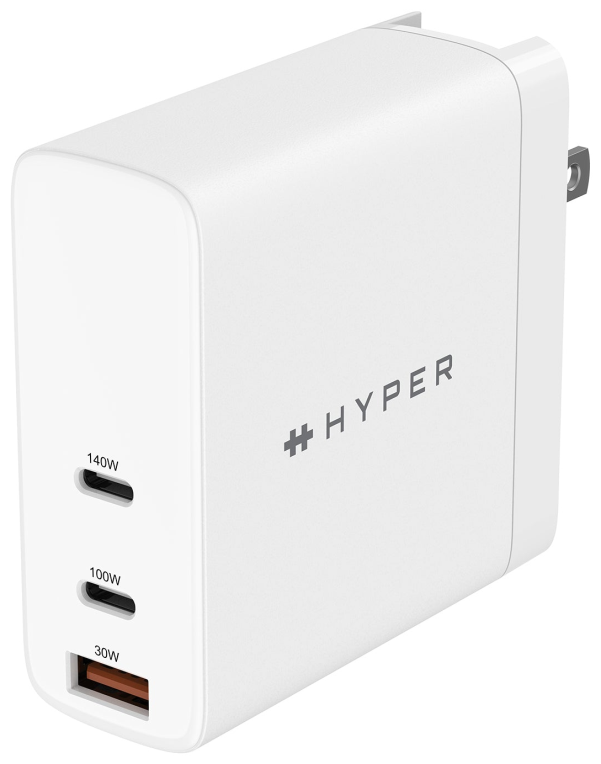 CARGADOR ADAPTADOR HYPER HYPERJUICE 140 W GAN CHARGER - GLOBAL - MULTI-PORT
