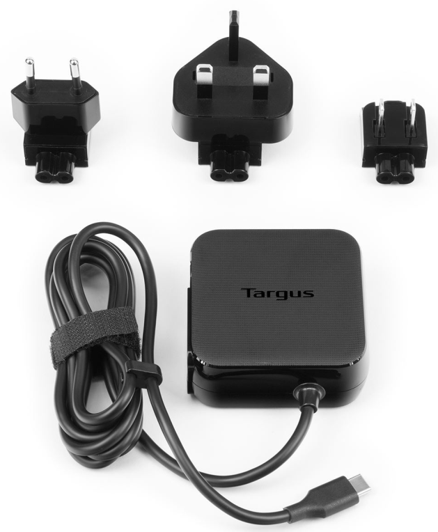 CARGADOR ADAPTADOR UNIVERSAL TARGUS 45W TIPO-C NEGRO