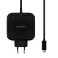 AISENS Cargador 65W PD3.0 QC3.0 1XUSB-C 1.2M. Negro