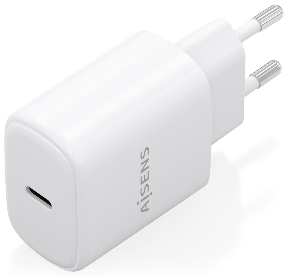 CARGADOR AISENS GAN 30W 1XUSB-C PD3.0 BLANCO - detalle