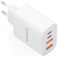 AISENS Cargador GaN 32W. 2xUSB-C PD3.0. 2xUSB-A. Blanco