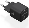 CARGADOR AISENS GAN 35W 1XUSB-C PD3.0 QC4.0 NEGRO