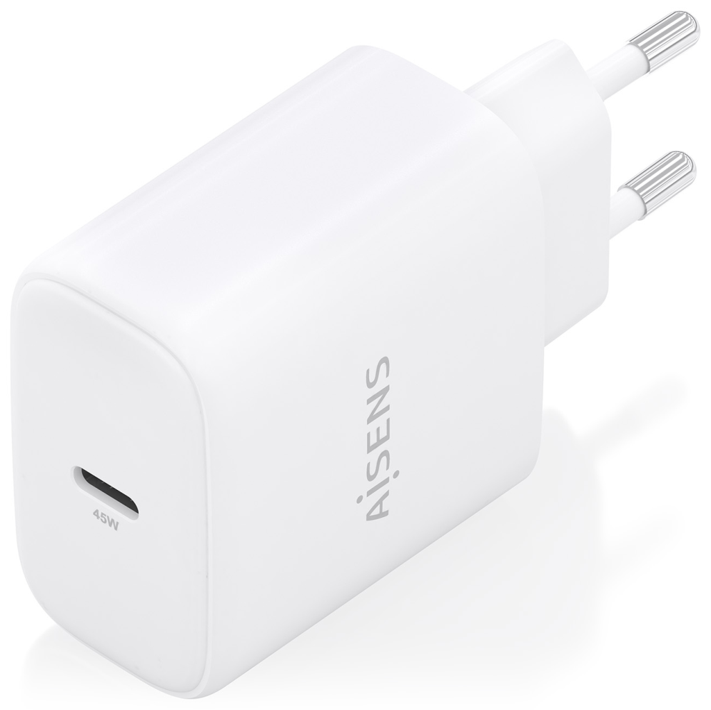 CARGADOR AISENS GAN 45W,1XUSB-C PD3.0 BLANCO - detalle
