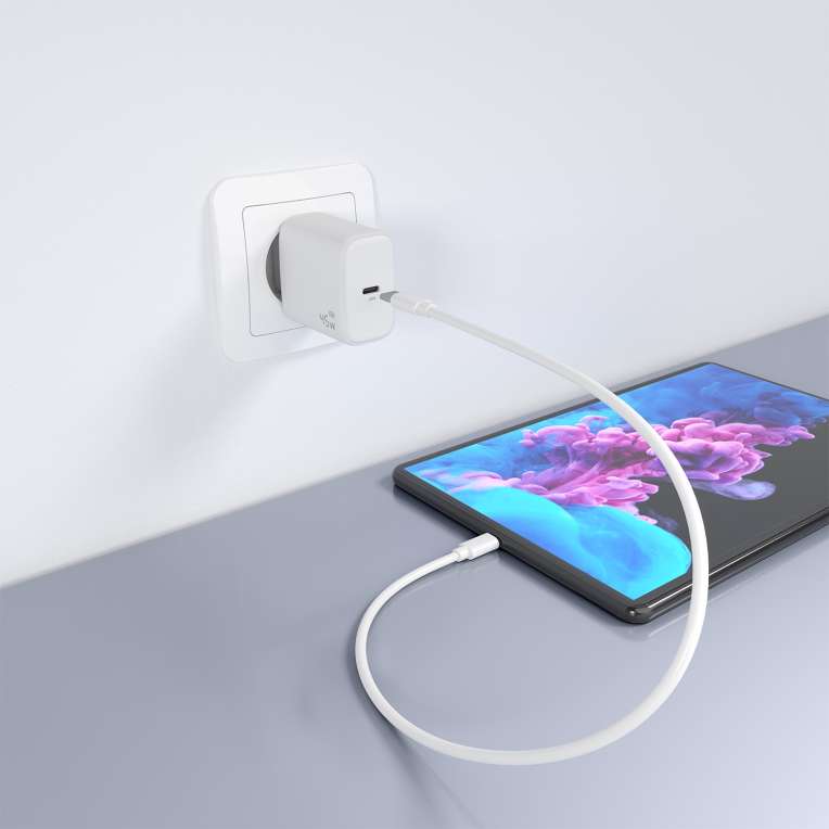 CARGADOR AISENS GAN 45W,1XUSB-C PD3.0 BLANCO - detalle