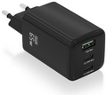 CARGADOR AISENS GAN 65W 2XUSB-C PD3.0 QC4.0 1XUSB-A QC3.0 NEGRO