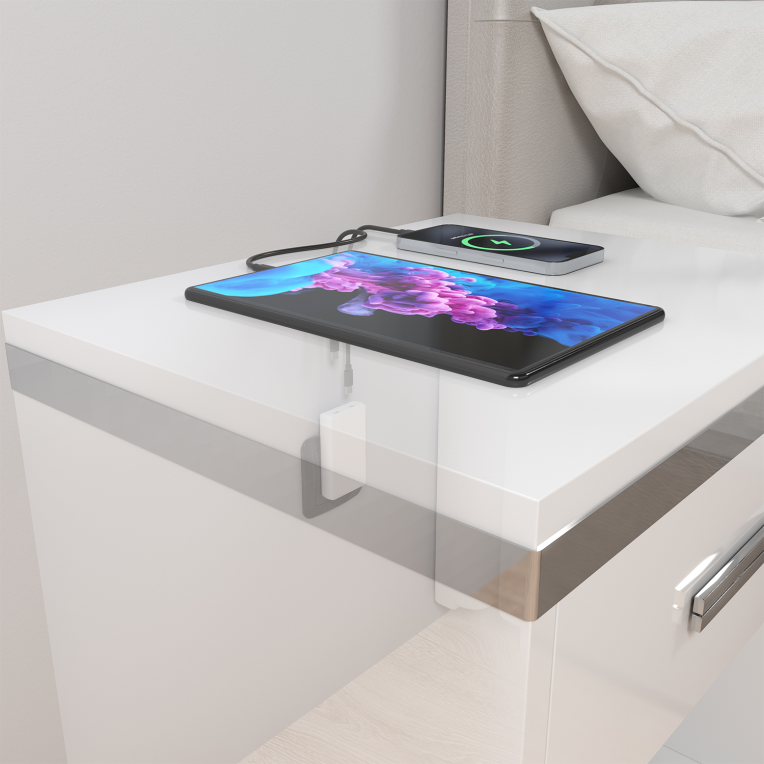 CARGADOR AISENS GAN PARED ULTRA DELGADO 65W 2XUSB-C PD3.0 QC4.0 BLANCO - detalle