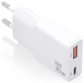 CARGADOR AISENS GAN ULTRA DELGADO 30W USB-C PD3.0 QC4.0 USB-A QC3.0