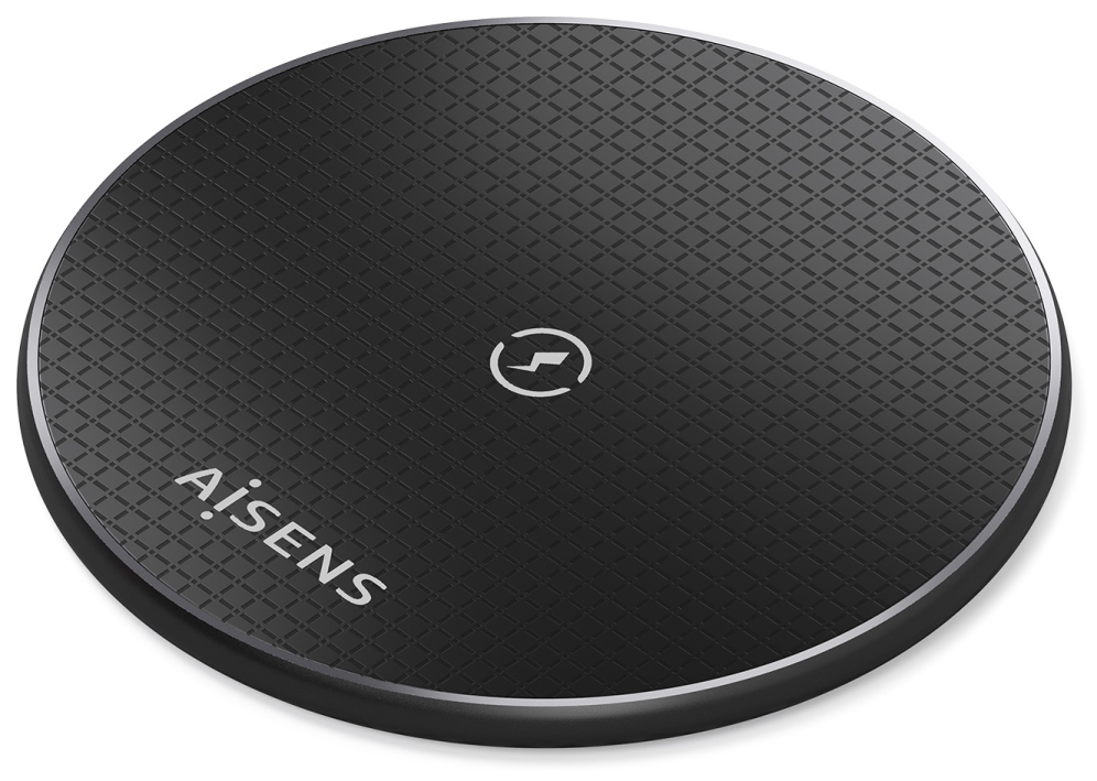 CARGADOR AISENS INALAMBRICO USB-C 15W PARA MOVIL NEGRO