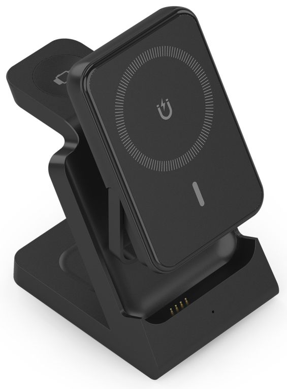 CARGADOR AISENS INALAMBRICO USB-C 4 EN 1 15W MOVIL APPLE WATCH AURICULARES - detalle