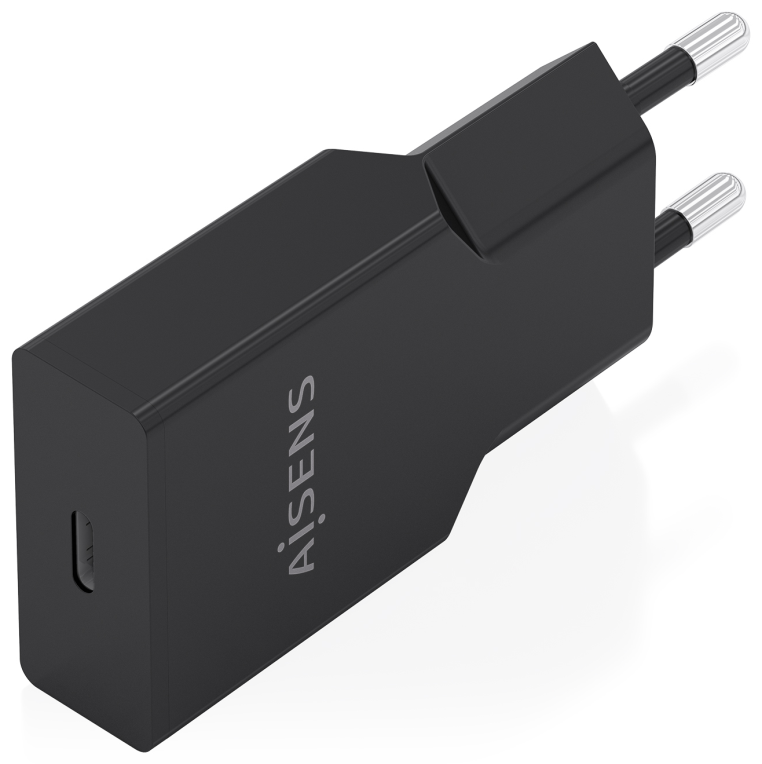 CARGADOR AISENS ULTRA DELGADO GaN 30W 1xUSB-C PD3.0 NEGRO - detalle