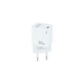 TooQ Cargador de Pared GAN USB-C/PD 30W. Blanco