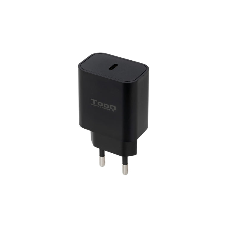 TooQ Cargador de Pared USB-C PD20W. Negro