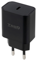CARGADOR DE PARED TOOQ USB-C PD3.0 20W NEGRO