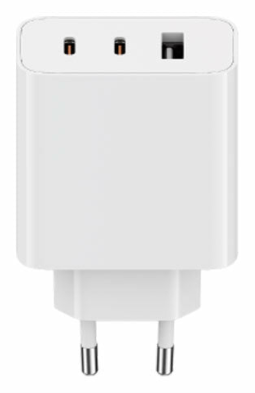 CARGADOR DE PARED XIAOMI 2XUSB-C 1USB-A 67W + CABLE WHITE