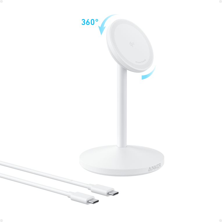 CARGADOR INALAMBRICO ANKER INALAMBRICO MAGGO 15W QI2 - detalle