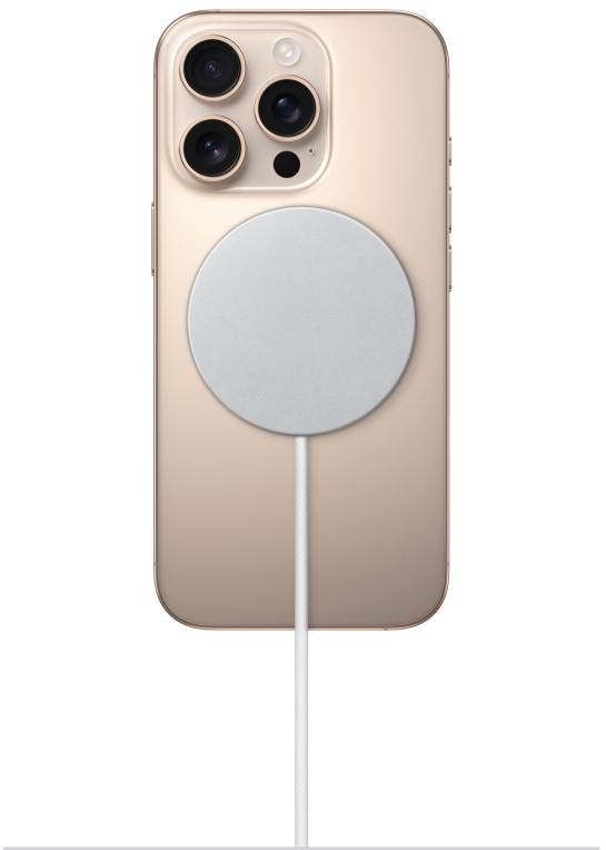 CARGADOR INALAMBRICO APPLE MAGSAFE WIRELESS PAD 25W CABLE 1M USB-C - detalle
