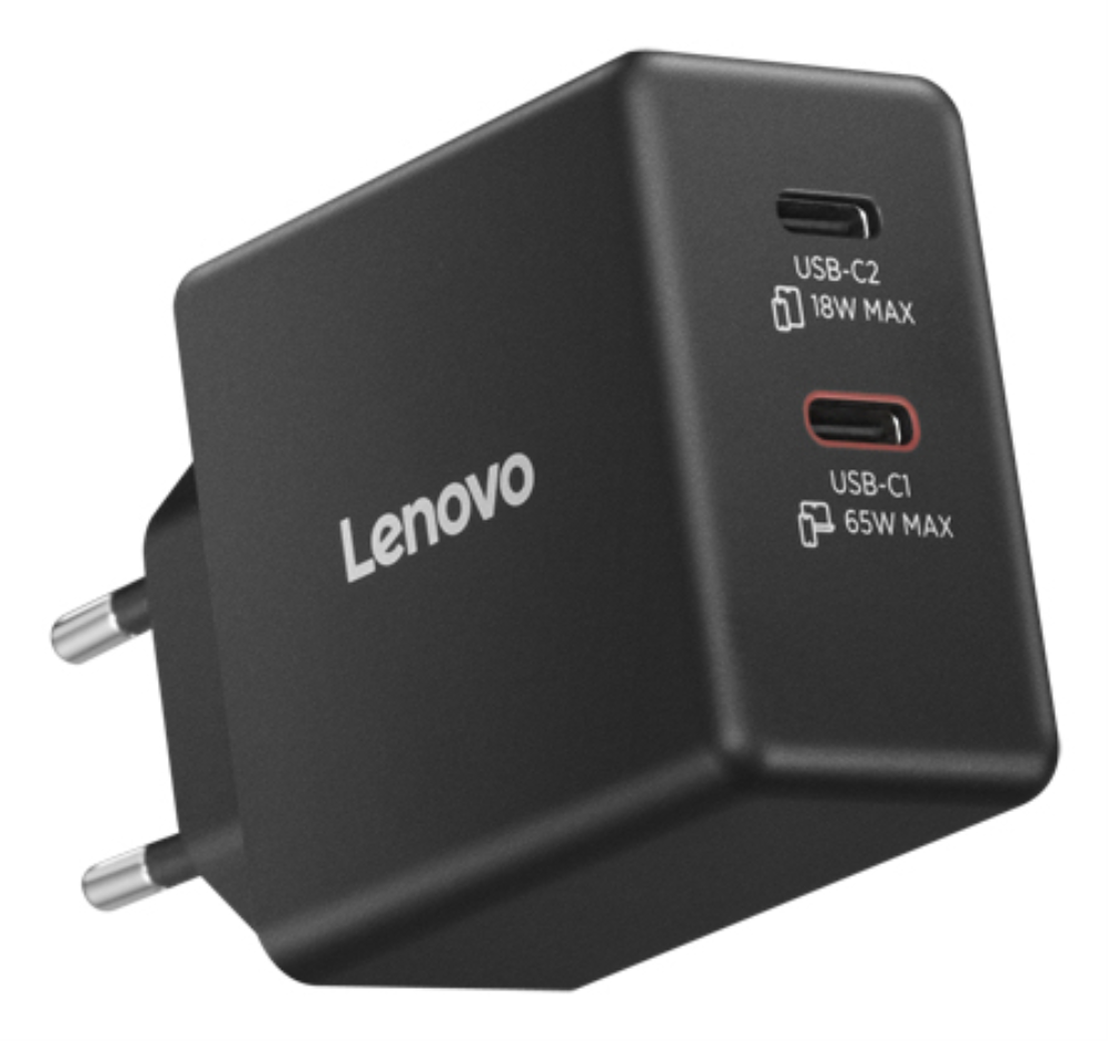 CARGADOR LENOVO DUAL USB-C 65W 1.5M - detalle