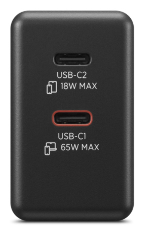 CARGADOR LENOVO DUAL USB-C 65W 1.5M - detalle