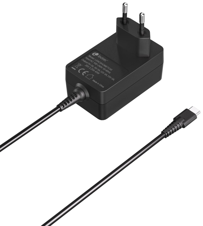 CARGADOR LEOTEC NOTEBOOK USB-C 45W + 5 PUNTAS - detalle