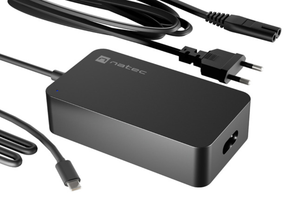 CARGADOR NATEC GRAYLING USB-C 45W PARA PORTATILES, TABLETS, SMARTPHONES - detalle