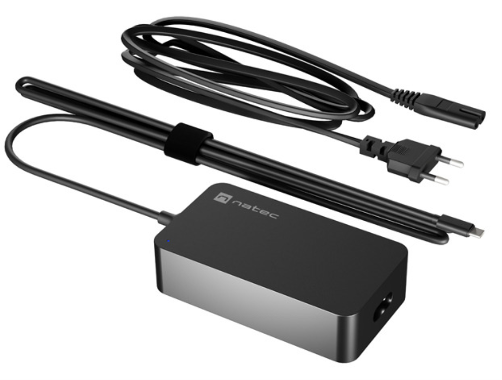 CARGADOR NATEC GRAYLING USB-C 45W PARA PORTATILES, TABLETS, SMARTPHONES