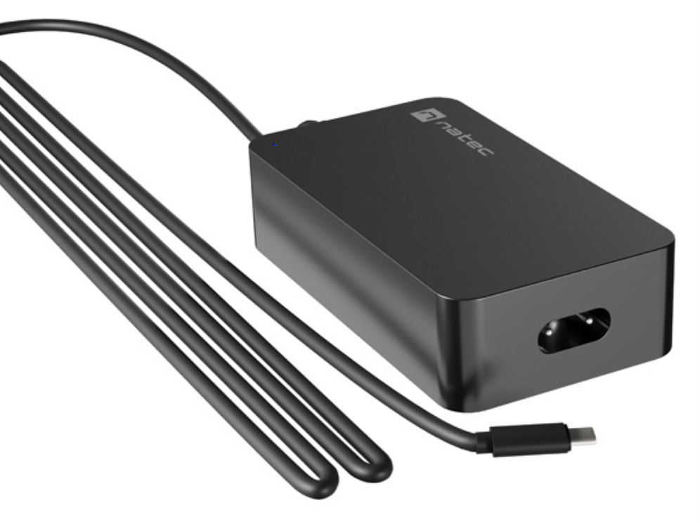 CARGADOR NATEC GRAYLING USB-C 45W PARA PORTATILES, TABLETS, SMARTPHONES - detalle