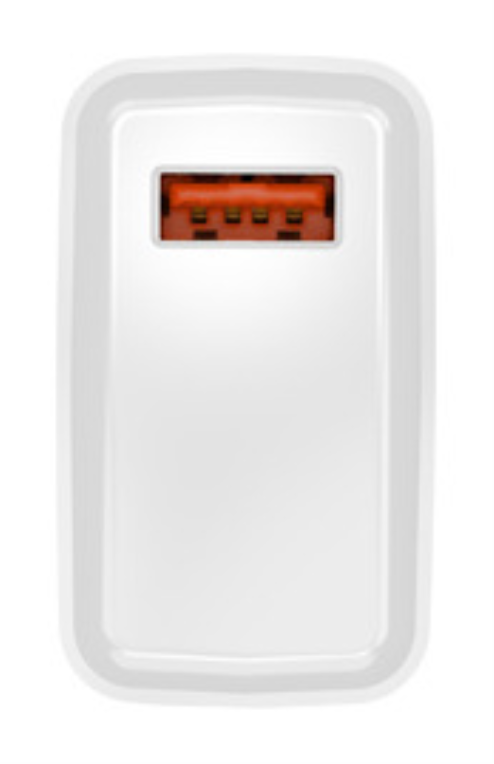 CARGADOR NATEC RIBERA 18W 1XUSB-A QC3.0 BLANCO - detalle