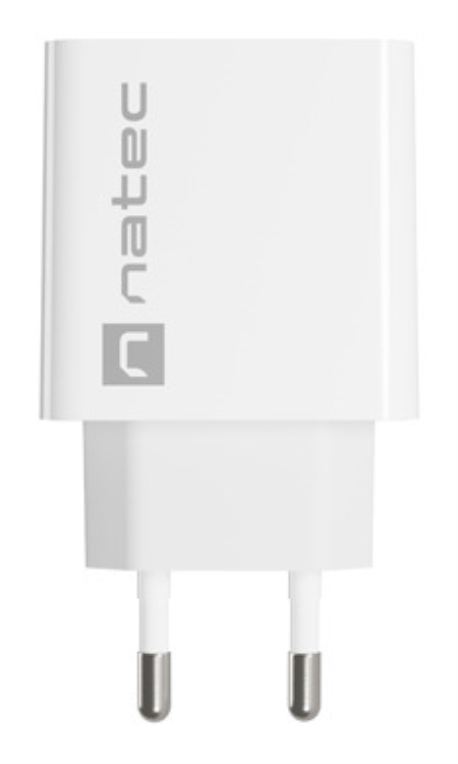 CARGADOR NATEC RIBERA 18W 1XUSB-A QC3.0 BLANCO - detalle