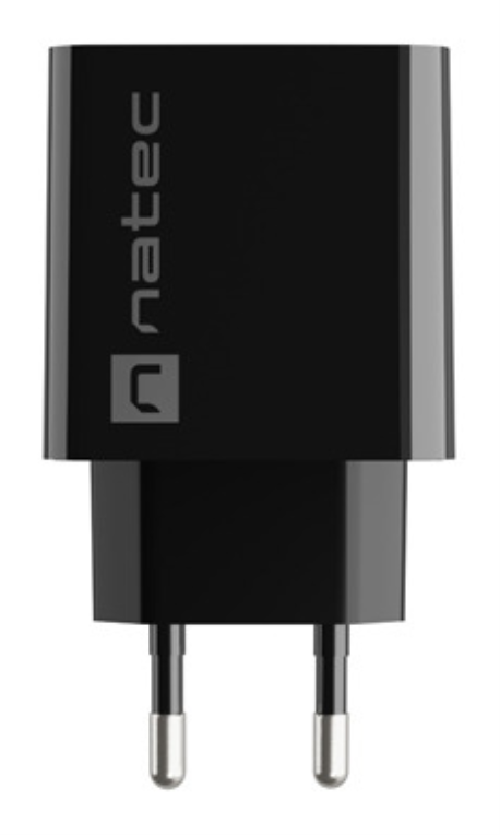 CARGADOR NATEC RIBERA 20W 1XUSB-A + 1XUSB-C PD3.0 QC3.0 NEGRO - detalle