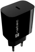 NATEC NUC-2395 cargador de dispositivo móvil Universal Negro Corriente alterna Carga rápida Interior