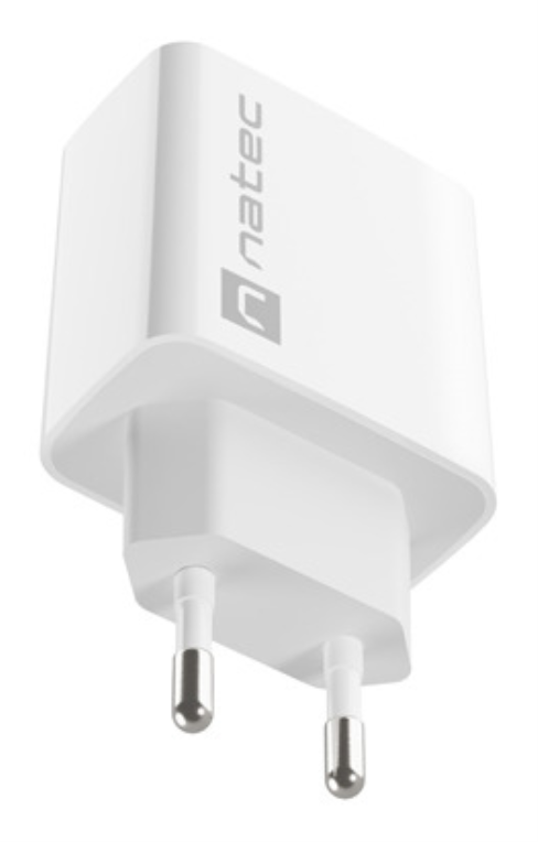 CARGADOR NATEC RIBERA 20W 1XUSB-C PD3.0 QC3.0 BLANCO - detalle
