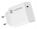CARGADOR NATEC RIBERA 20W 1XUSB-C PD3.0 QC3.0 BLANCO