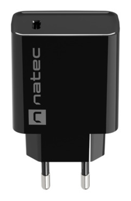 CARGADOR NATEC RIBERA 20W 1XUSB-C PD3.0 QC3.0 NEGRO - detalle