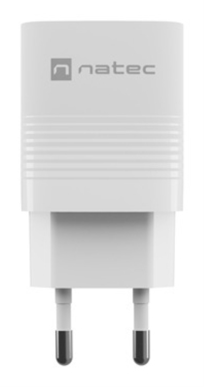 CARGADOR NATEC RIBERA GAN 30W PD3.0 QC3.0 1XUSB-A + 1XUSB-C BLANCO - detalle