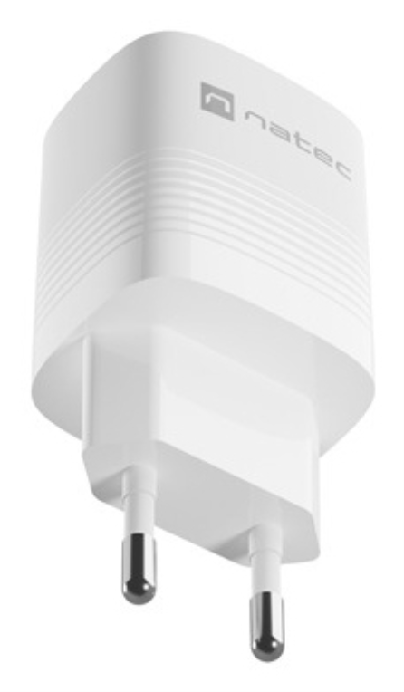 CARGADOR NATEC RIBERA GAN 30W PD3.0 QC3.0 1XUSB-A + 1XUSB-C BLANCO - detalle