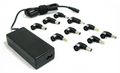 CARGADOR PARA PORTATIL AUTOMATICO UNIVERSAL LEOTEC 70W NEGRO