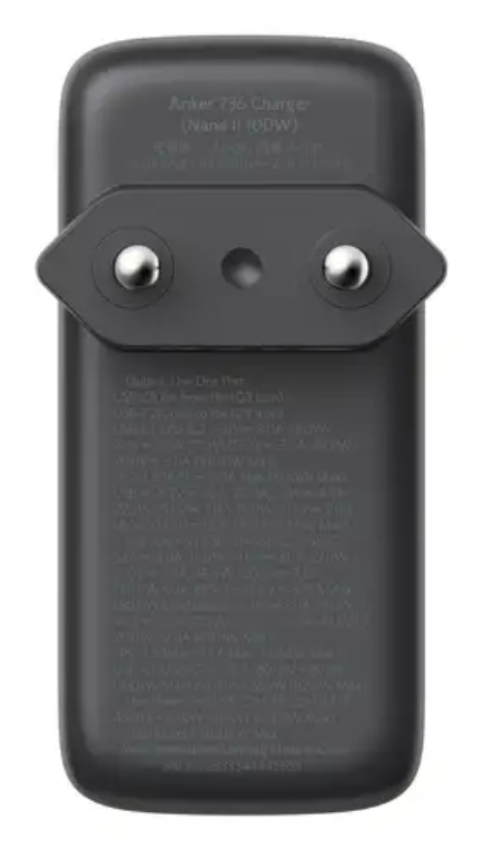 CARGADOR PARED ANKER 736 100W 1A/2C NEGRO - detalle