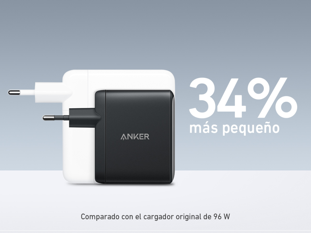 CARGADOR PARED ANKER 736 100W 1A/2C NEGRO - detalle