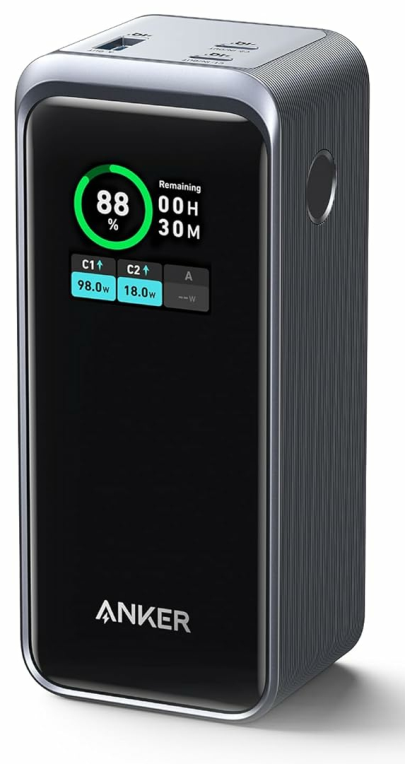 CARGADOR PARED ANKER PRIME 200W 20.000mAh NEGRO - detalle