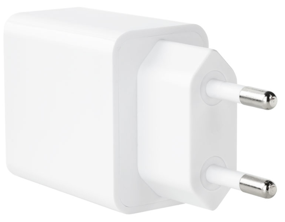CARGADOR PARED TOOQ USB-C/PD 20W, USB-A/QC 18W BLANCO - detalle