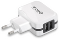 CARGADOR PARED USB TOOQ TQWC-11S02WT 2xUSB 3.4 BLANCO